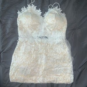 “Don’t regret a thing lace dress”- fashion nova